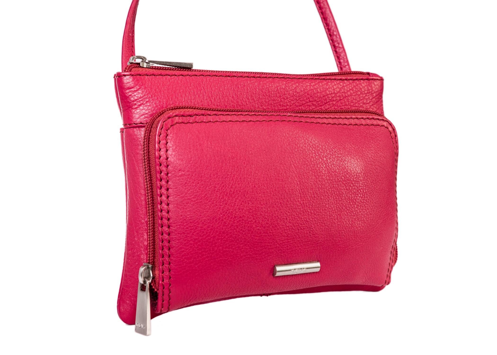 Nova 821 Leather Cross Body Handbag Pink Poppy in Nova Leather Handbags Range