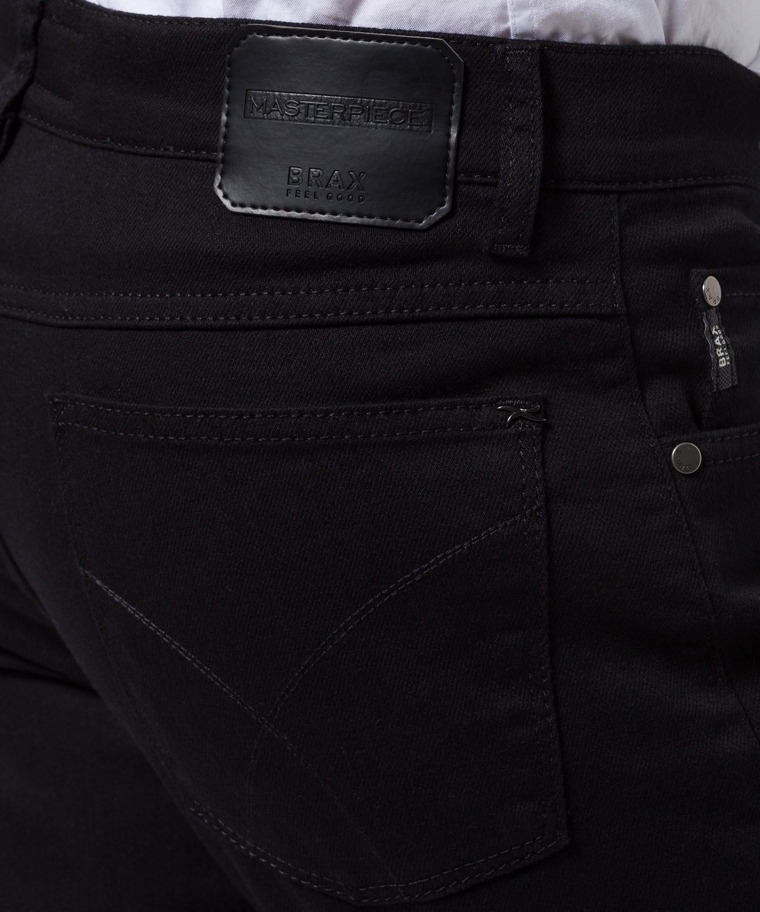 Brax Cooper Masterpiece Regular Fit Jeans Black in Brax Clothing Range